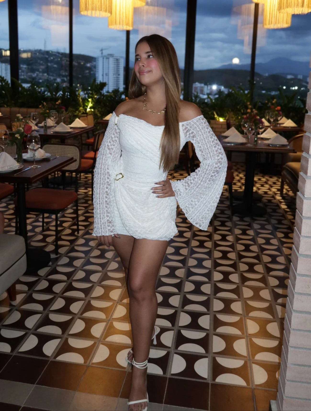 vestido Aura con control de abdomen
