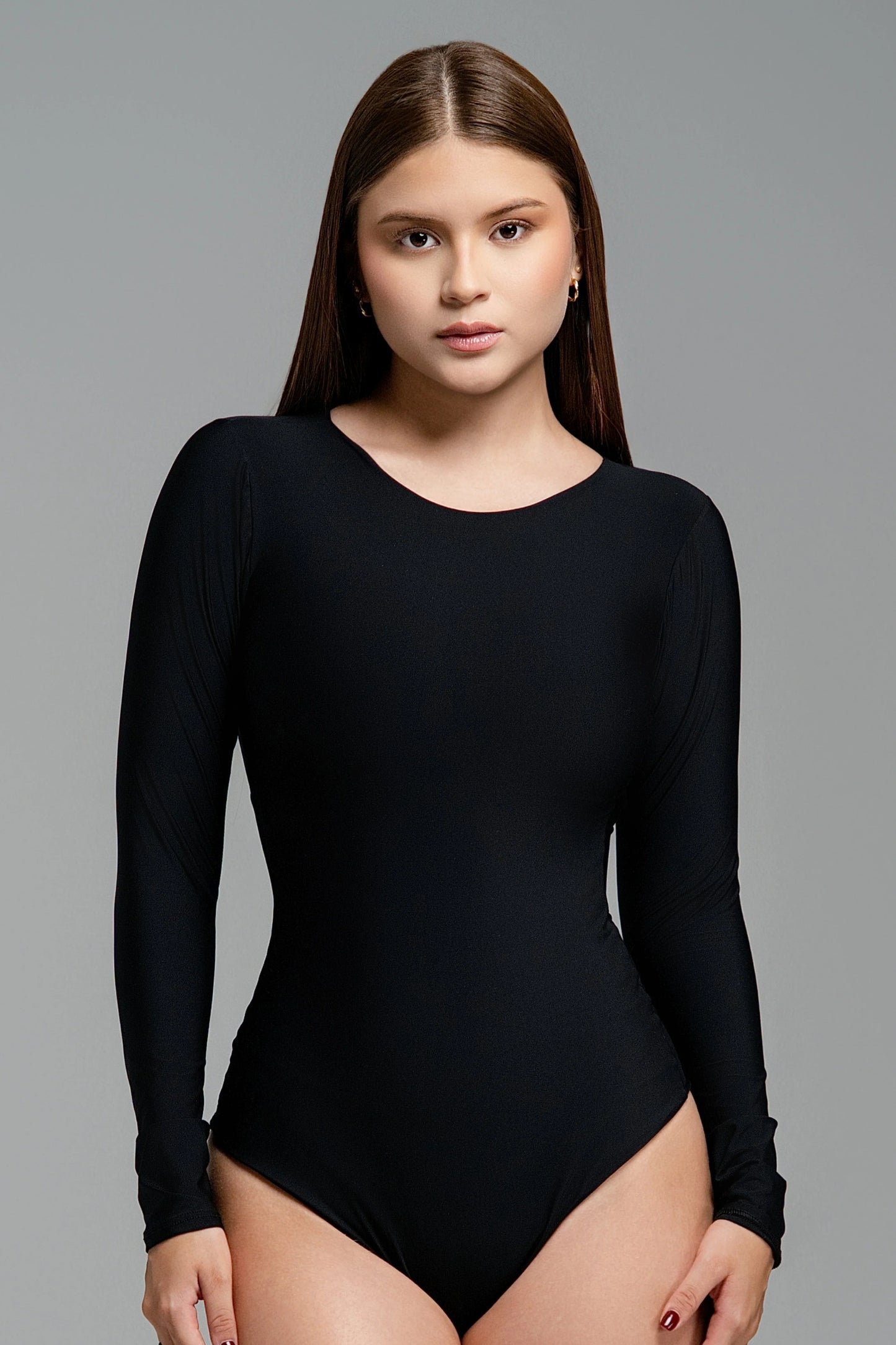 Body Aurora negro con control de abdomen