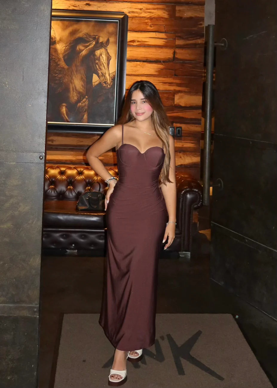 Vestido Tania afogato edicion limitada con control de abdomen