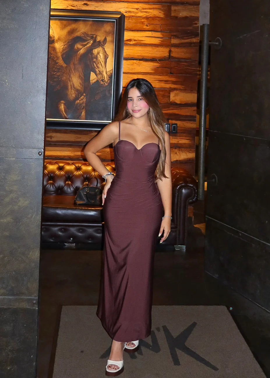 Vestido Tania afogato edicion limitada con control de abdomen