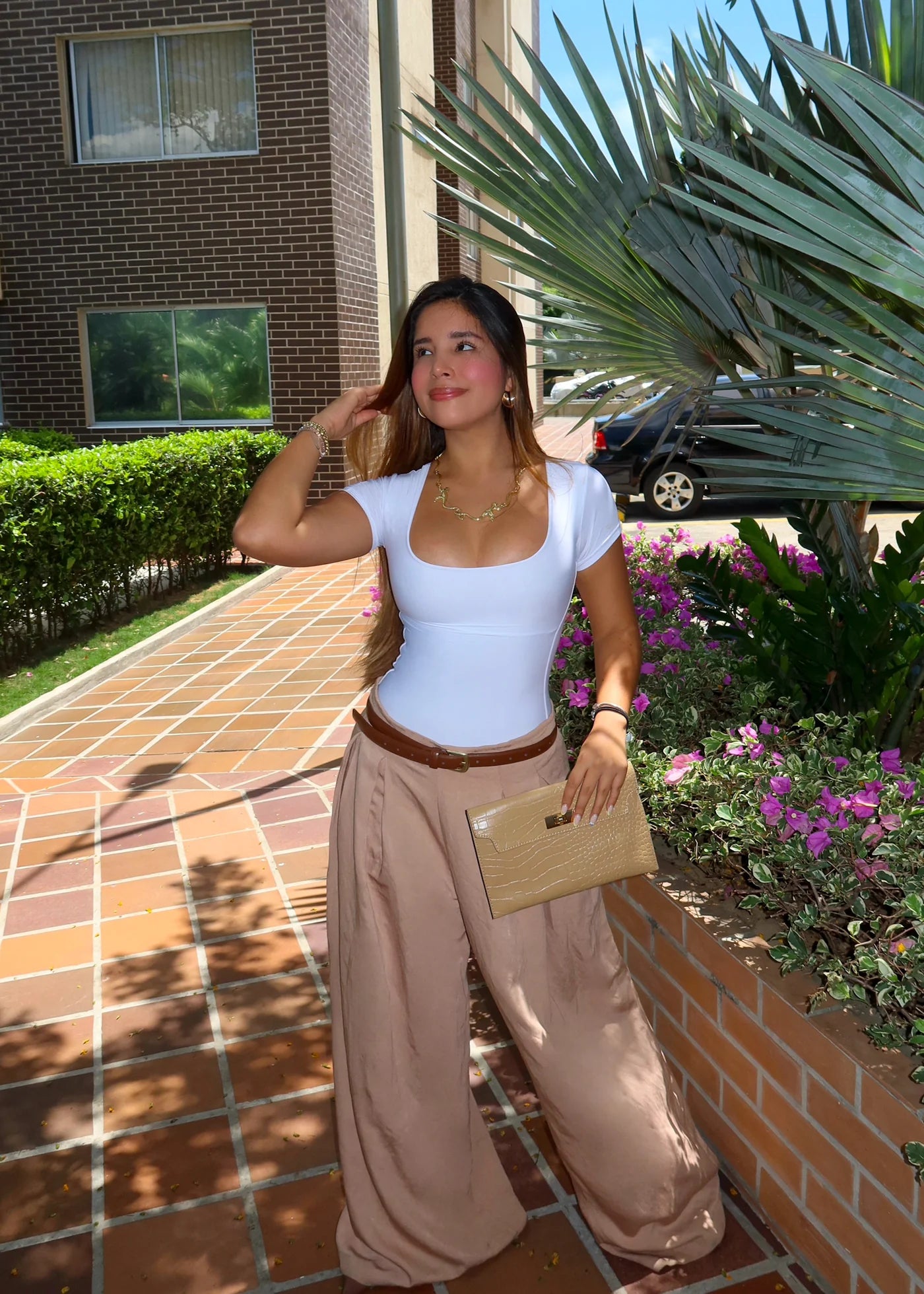 Body Paola blanco de edicion limitada con control de abdomen